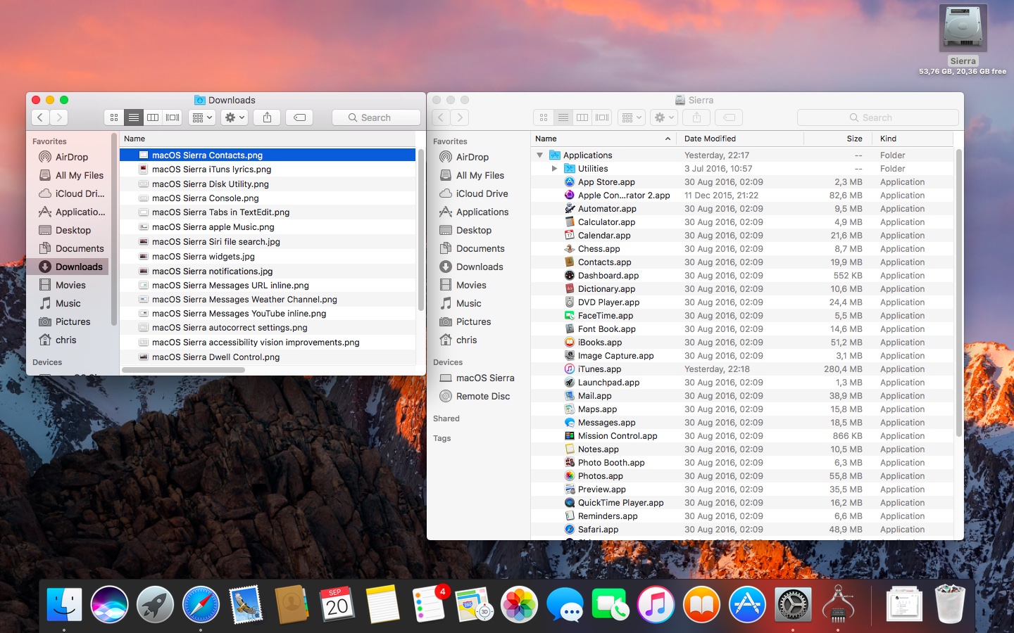 where are notes for mac os sierra